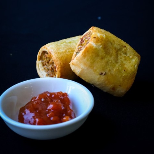 Mini Sicilian pork & fennel sausage roll